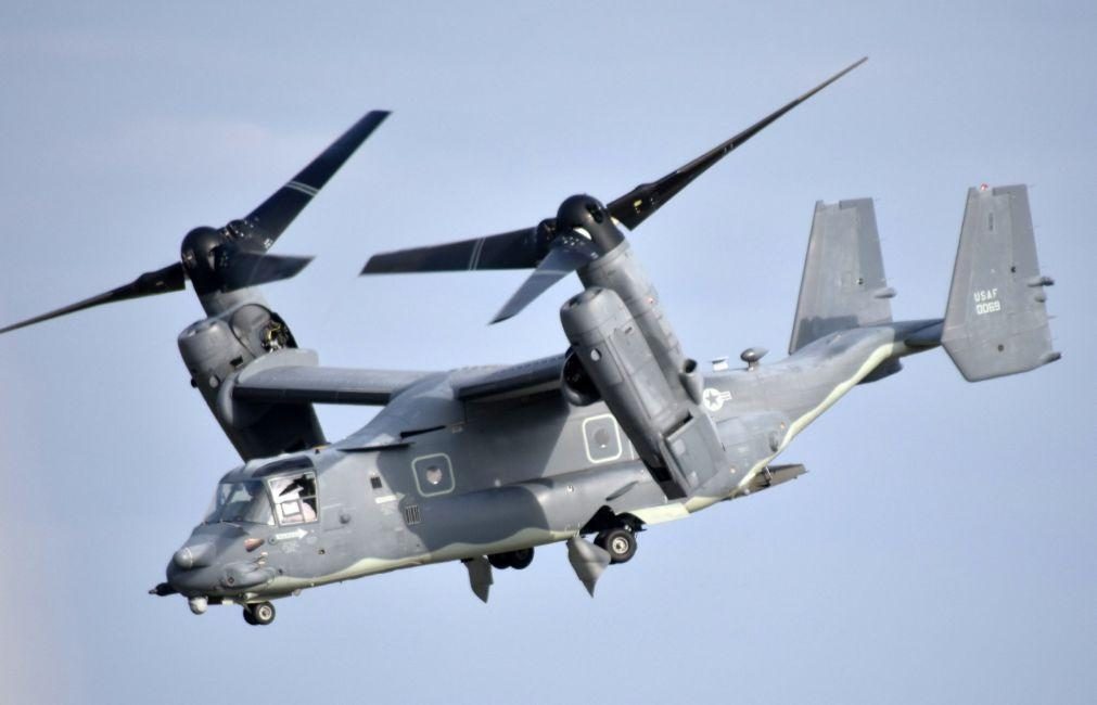 Congresso EUA lança investigação a programa Osprey após queda de avião no Japão
