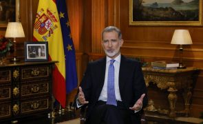 Rei de Espanha apela ao respeito pela Constituição na mensagem de Natal