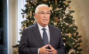António Costa faz hoje a sua nona e última mensagem de Natal como primeiro-ministro