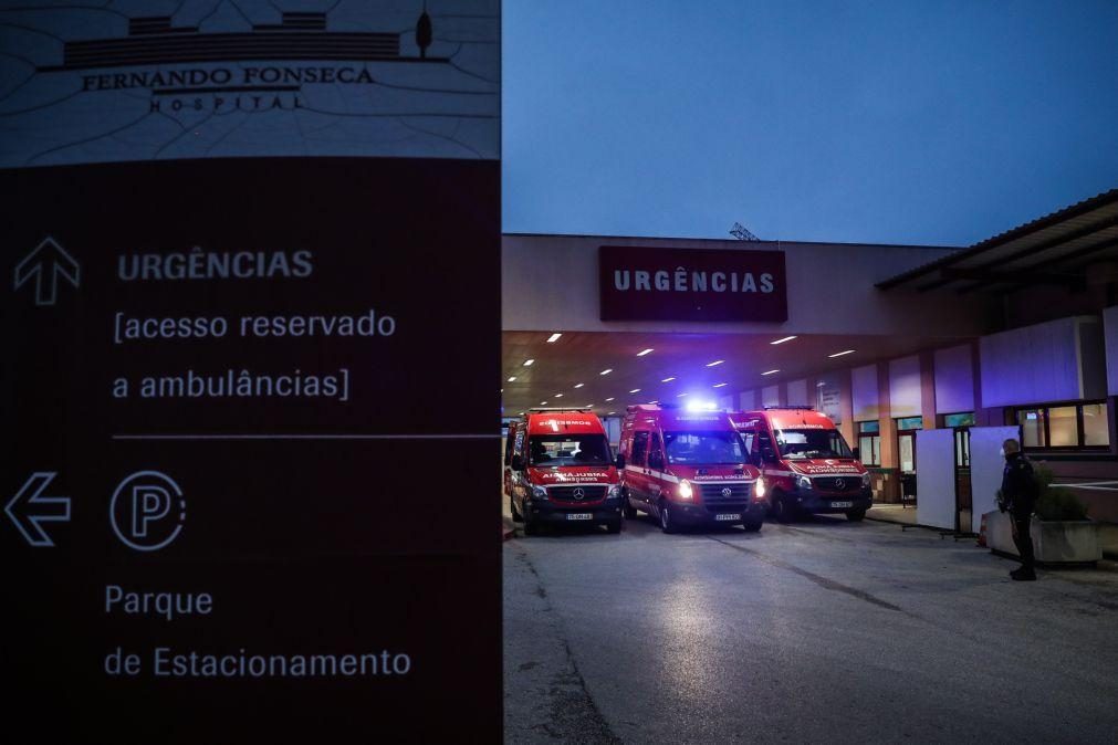 Espera para doentes urgentes no hospital de Amadora-Sintra supera as 15 horas