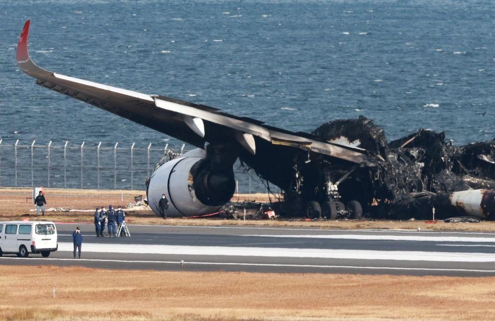 Avião que colidiu com Boeing não tinha autorização para entrar na pista