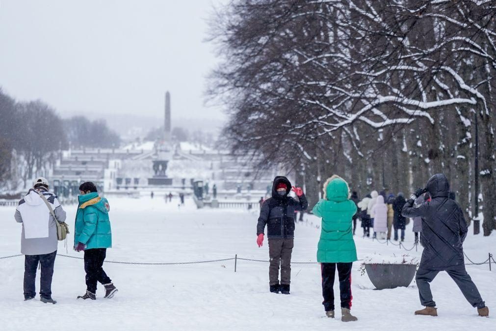 Oslo regista pela primeira vez temperatura abaixo de -30 graus Celsius
