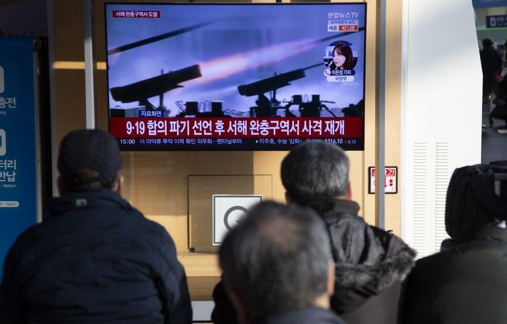 Coreia do Norte faz disparos de artilharia pelo terceiro dia consecutivo