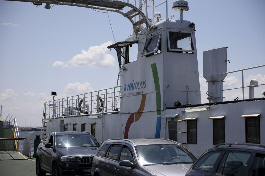 Ligações entre São Jacinto e o Forte suprimidas para testar novo 'ferry' de Aveiro