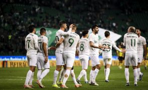 Sporting goleia Tondela e apura-se para os quartos de final da Taça de Portugal