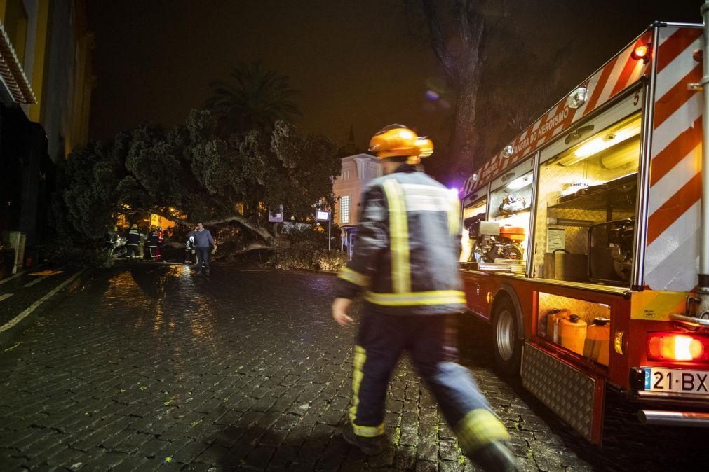 Bombeiros e proteção civil em prontidão nos Açores devido à depressão Hipólito
