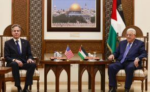 Presidente palestiniano alerta para risco de saída forçada do povo de Gaza