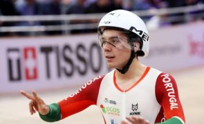 Ciclista Iúri Leitão conquista inédito terceiro título europeu de scratch