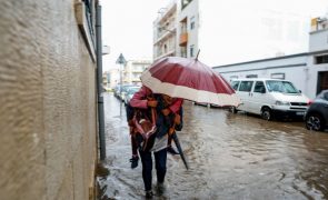 Proteção civil emite aviso para risco de cheias e inundações devido ao mau tempo