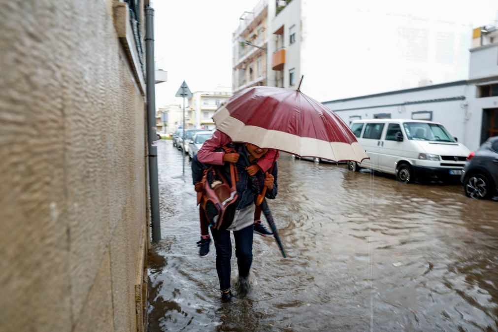 Proteção civil emite aviso para risco de cheias e inundações devido ao mau tempo