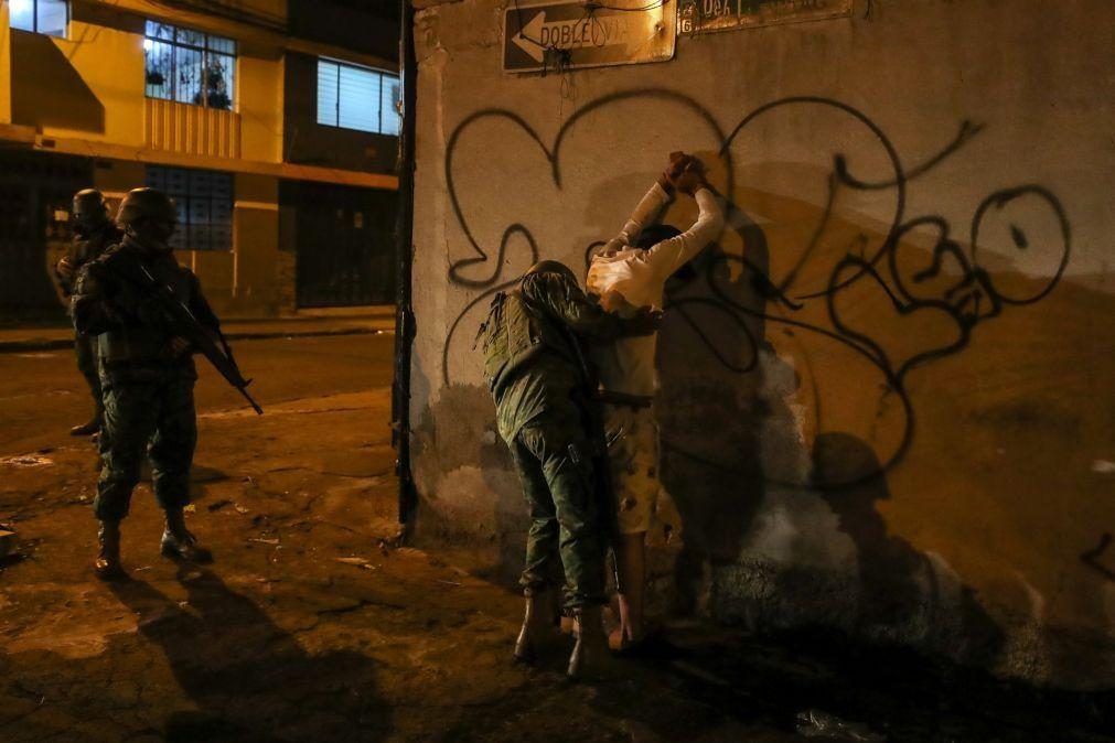 Mais de 1.100 detenções no Equador desde início do conflito com grupos criminosos