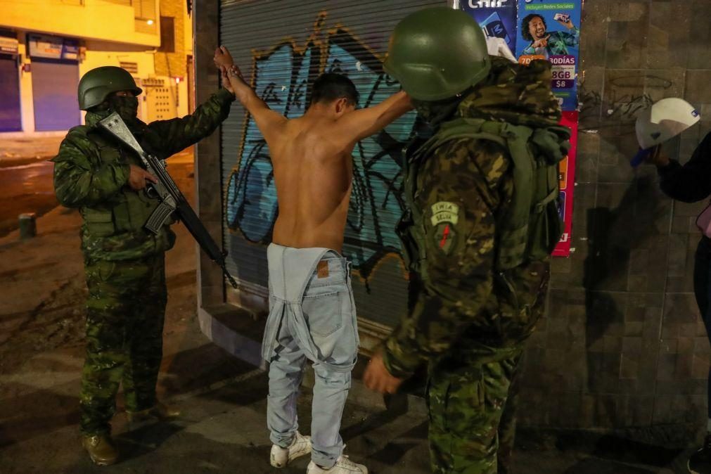Mais de 1.500 detidos no Equador nos primeiros dias do 