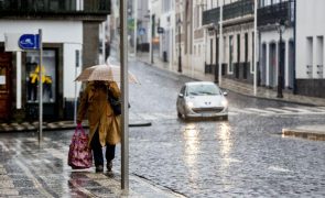 IPMA prolonga aviso amarelo no grupo Oriental dos Açores devido a chuva forte