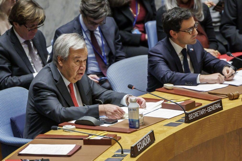 Guterres pede investigação a alegada participação de funcionários da ONU no ataque do Hamas