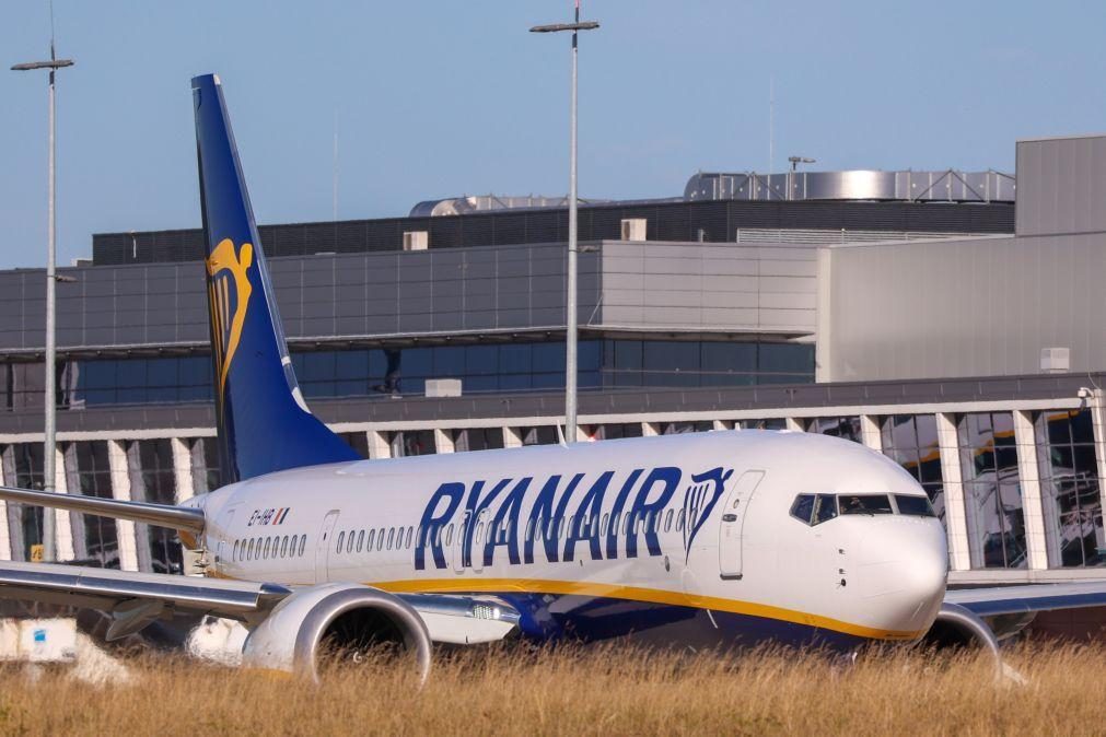 Lucro da Ryanair cai para15ME no terceiro trimestre