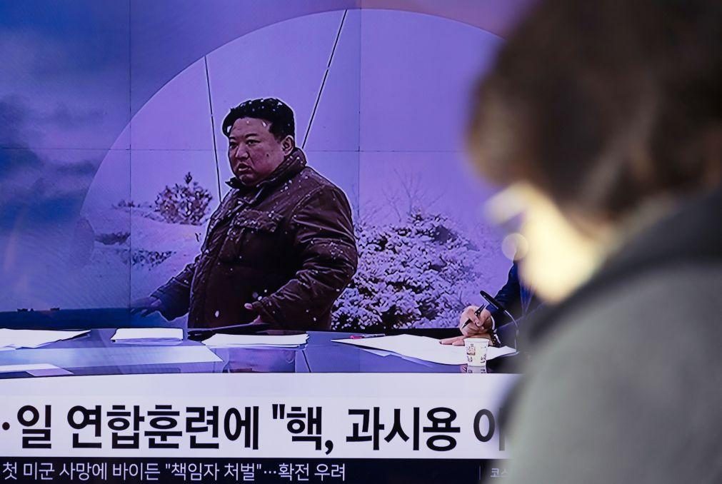 Seul diz que Pyongyang disparou mísseis de cruzeiro pela terceira vez numa semana