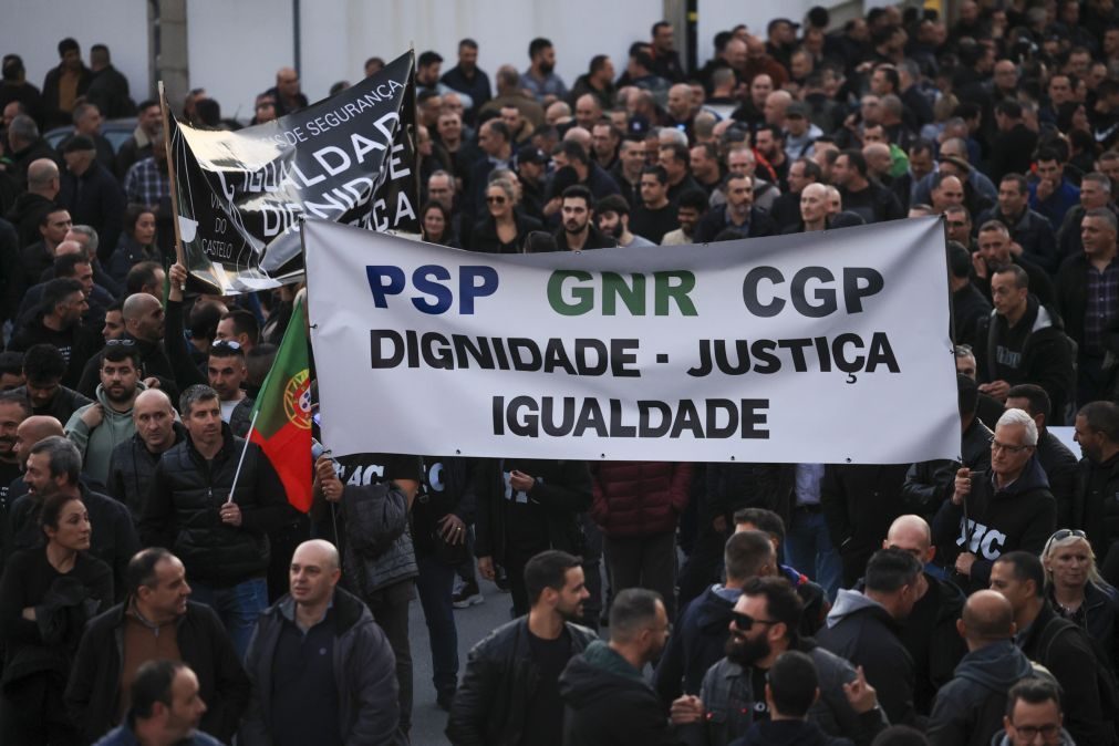 Sindicato da PSP estima que estejam 10 mil polícias na manifestação no Porto
