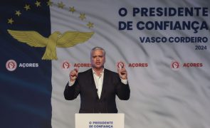 Vasco Cordeiro pede mobilização dos eleitores contra extrema-direita