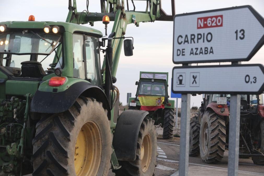 Protesto de agricultores espanhóis obriga a desvio de trânsito em Vilar Formoso