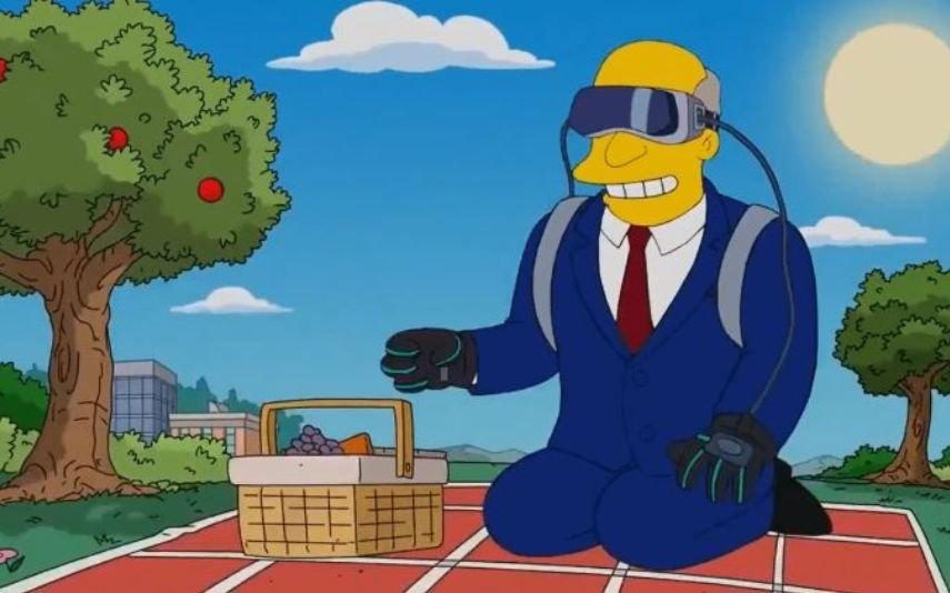 Os Simpsons Advinham o futuro novamente! Desta vez, previram os novos óculos da Apple