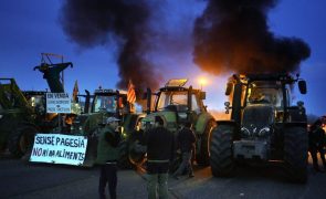 Protestos de agricultores em Espanha continuam a bloquear estradas e porto de Málaga