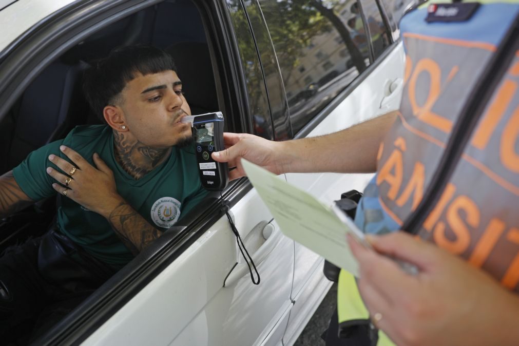 Mais de 500 condutores apanhados com álcool em campanha 