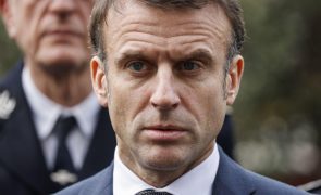 Macron e Zelensky debateram apoio internacional a Kiev