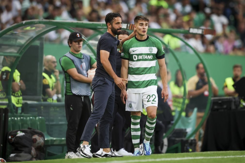 Iván Fresneda regressa aos treinos do Sporting três meses depois da lesão
