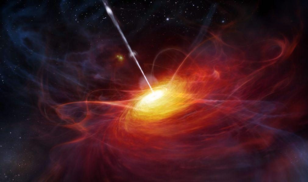 Astrónomos descobrem quasar mais brilhante