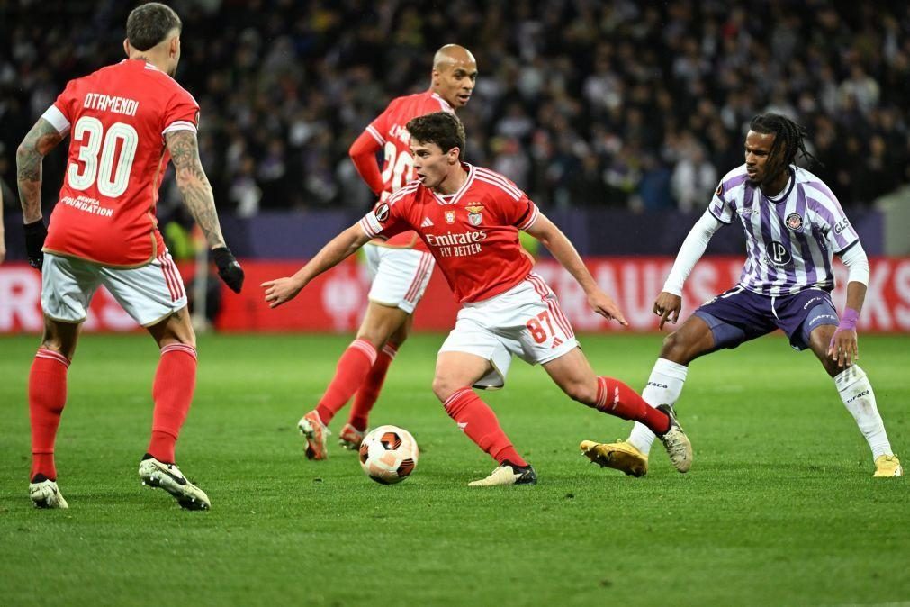 Benfica defronta Rangers  nos oitavos de final da Liga Europa