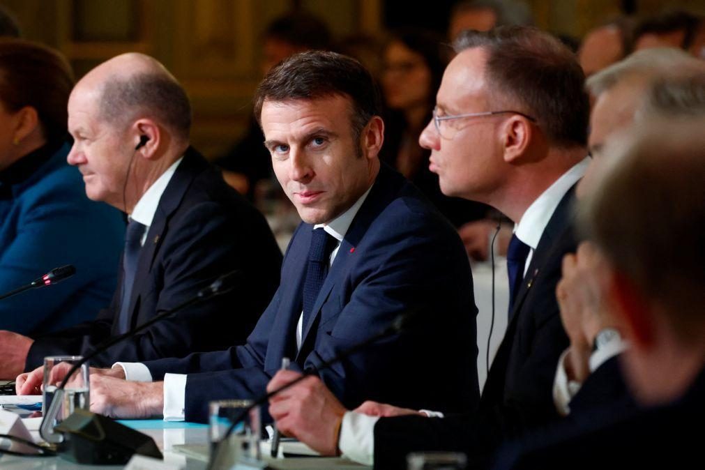 Macron exorta líderes internacionais a prepararem-se 