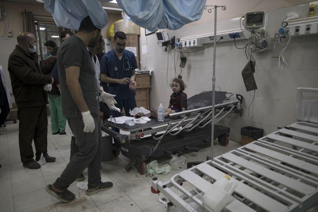 Dez crianças morreram de subnutrição em hospital de Gaza