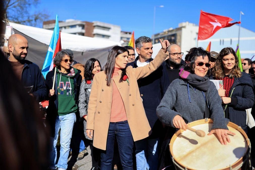 Mortágua traça meta de recuperar deputados perdidos em distritos como Braga