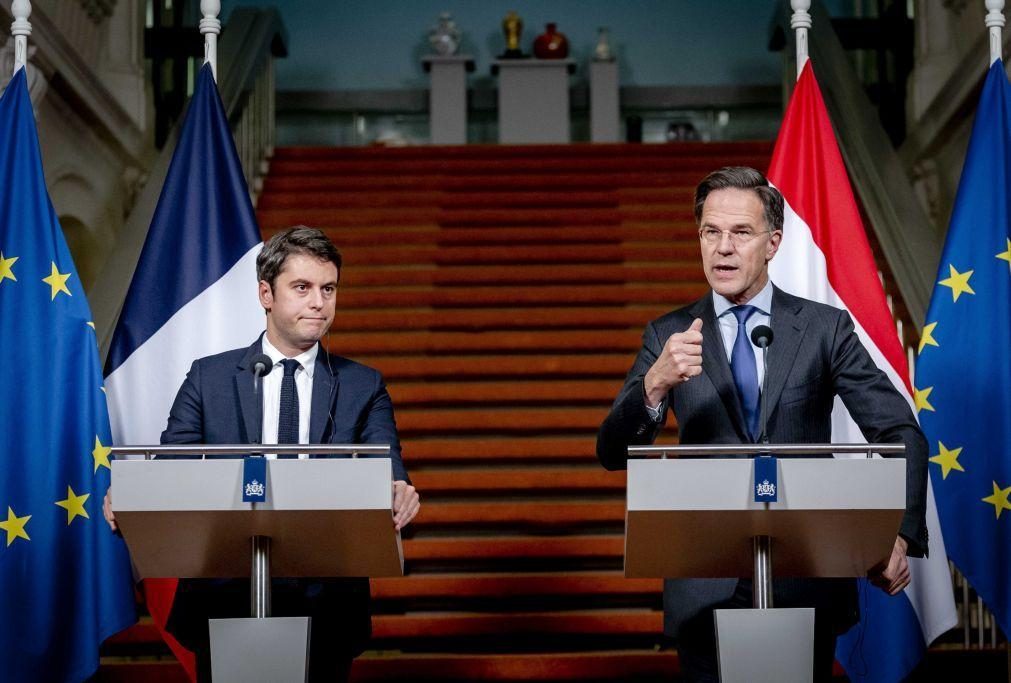 França expressa apoio a neerlandês Mark Rutte para liderar NATO