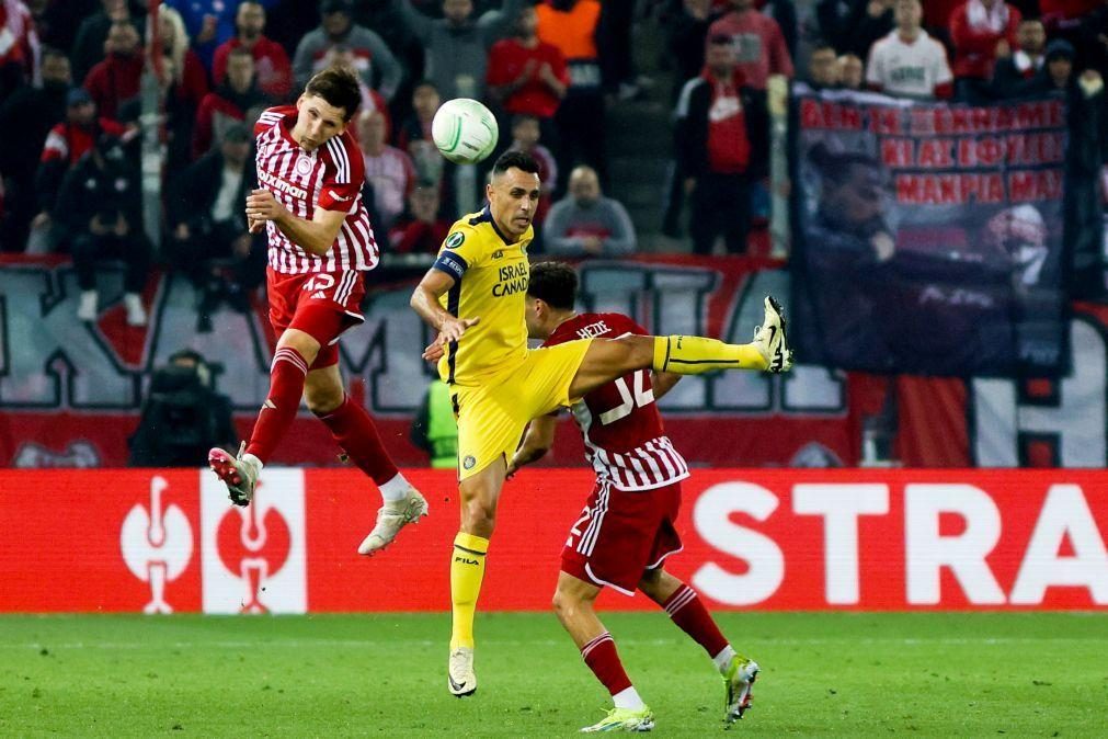Olympiacos goleado pelo Maccabi Telavive na Liga Conferência Europa