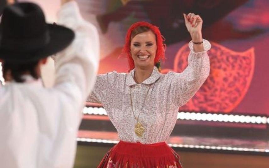 Dança Com As Estrelas Cristina Ferreira veste-se a rigor para dançar danças tradicionais portuguesas