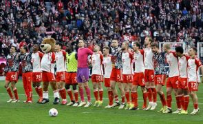LC: Bayern sem adeptos no jogo fora dos 'quartos' devido a castigo da UEFA