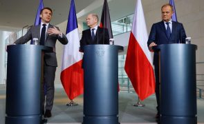 França, Alemanha e Polónia prometem não escalar guerra mas doam mais armas à Ucrânia