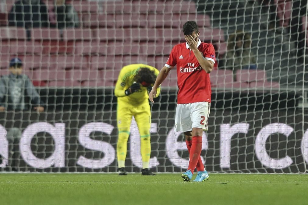 Benfica fecha participação na Liga dos Campeões com nova derrota