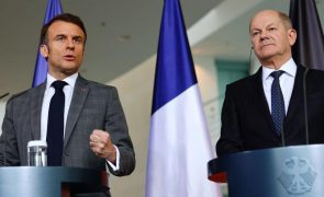Macron reafirma que poderão ser necessárias operações militares do Ocidente na Ucrânia