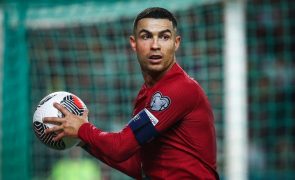 Ronaldo e mais sete falham particular de Portugal com a Suécia