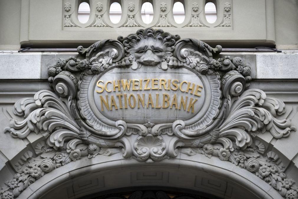 Banco Nacional Suíço desce taxa de juro em 25 pontos base para 1,50%