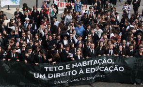 Propinas e alojamento no topo das reivindicações de milhares de estudantes em Lisboa