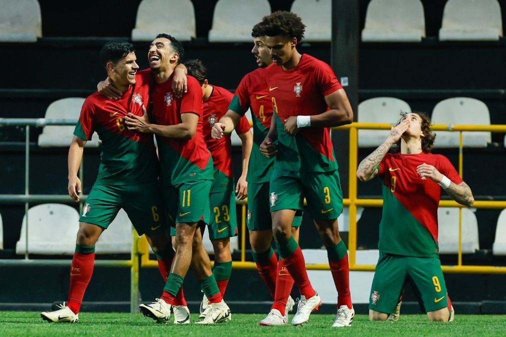 Portugal goleia Ilhas Faroé no apuramento para o Euro2025 de sub-21