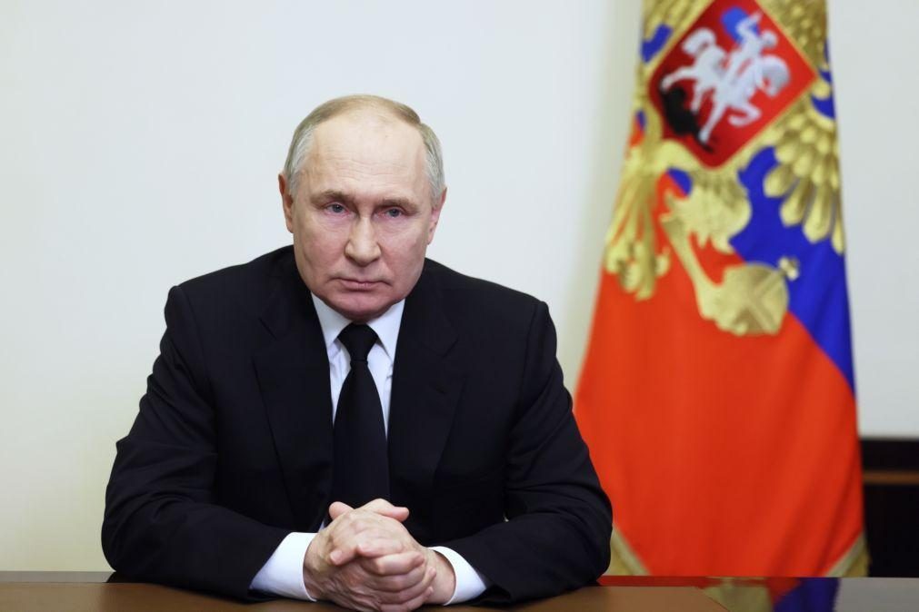 Putin diz que responsáveis por ataque 