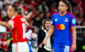 LC feminina: Treinadora do Lyon espera Benfica 