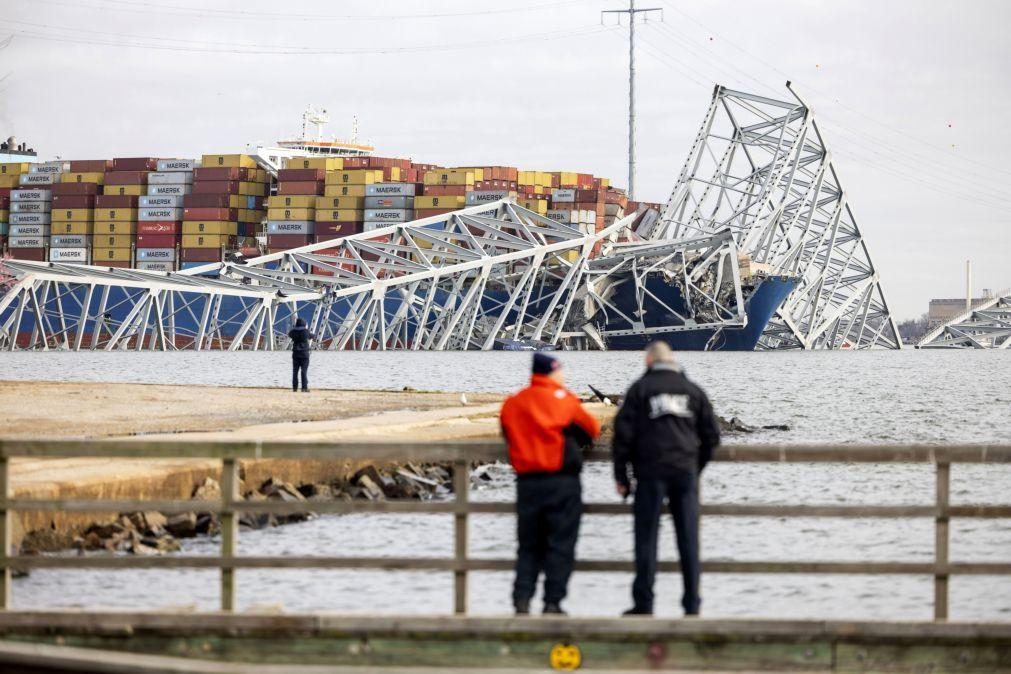 Navio envolvido no desmoronamento de ponte em Baltimore passou inspeções em 2023