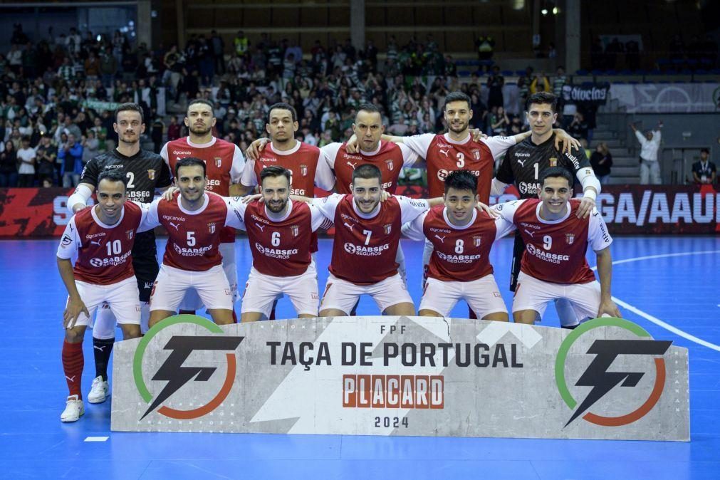Sporting de Braga vence Sporting e conquista Taça de Portugal de futsal