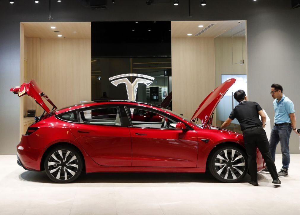 Entregas de carros da Tesla cai 8,5% no primeiro trimestre