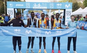 Kipyegon e Shilima vencem meia-maratona de Madrid apadrinhados por Rosa Mota